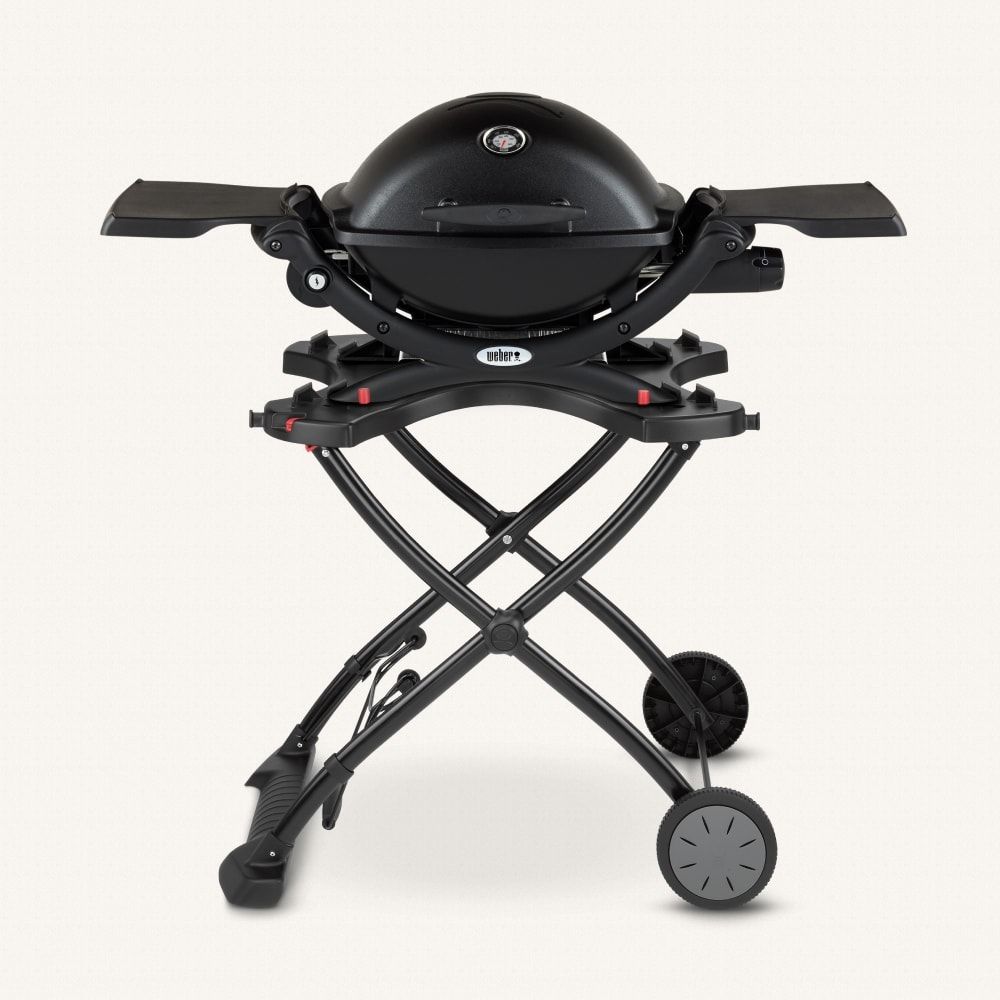 Газовый гриль Weber Q 1200 черный с тележкой