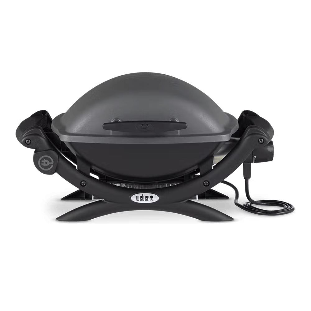 Электрический гриль Weber Q 1400 темно-серый, 52020079