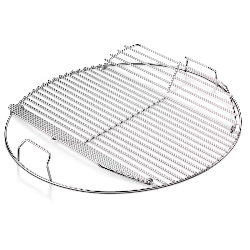 Решетка с откидными боковыми створками для угольных грилей 57 см Weber, нерж. сталь, 7437