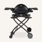 Газовый гриль Weber Q 1200 черный с тележкой