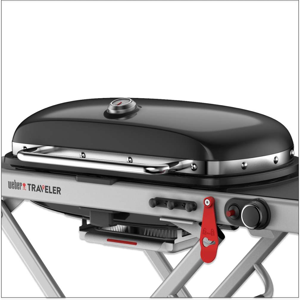 Гриль газовый Weber Traveler черный 9010075